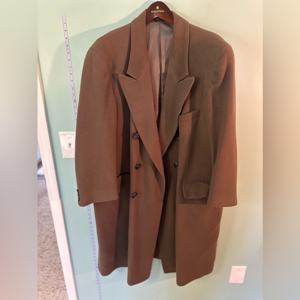 ❄️Men’s Black Diamond Cashmere Winter Coat❄️